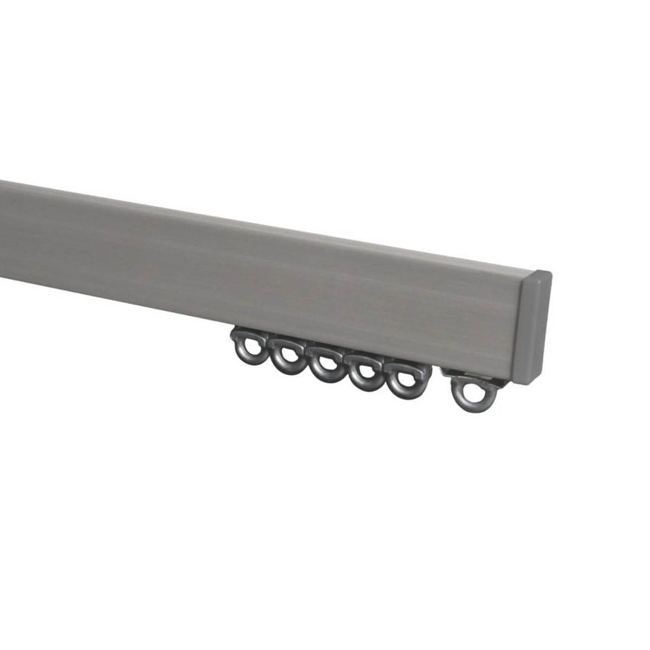 Renaissance Curtain Track Rigid Aluminium Silver Straight Durable 150cm - Image 1