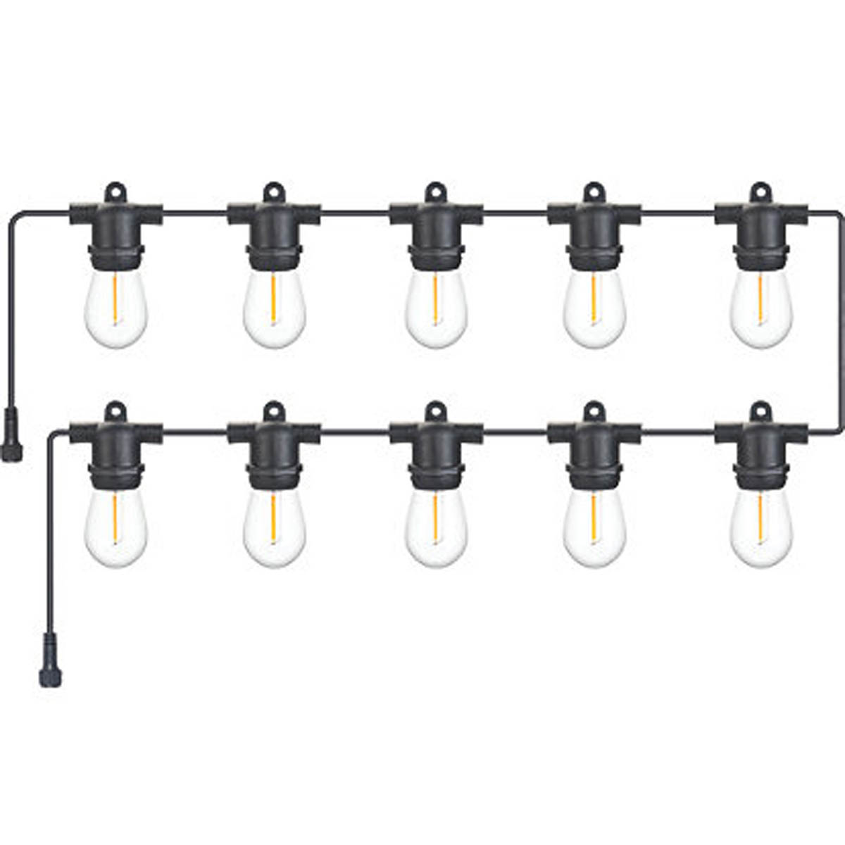 Outdoor Festoon String Lighting LED Extension Warm White Bulbs 800LM 5M - Image 3