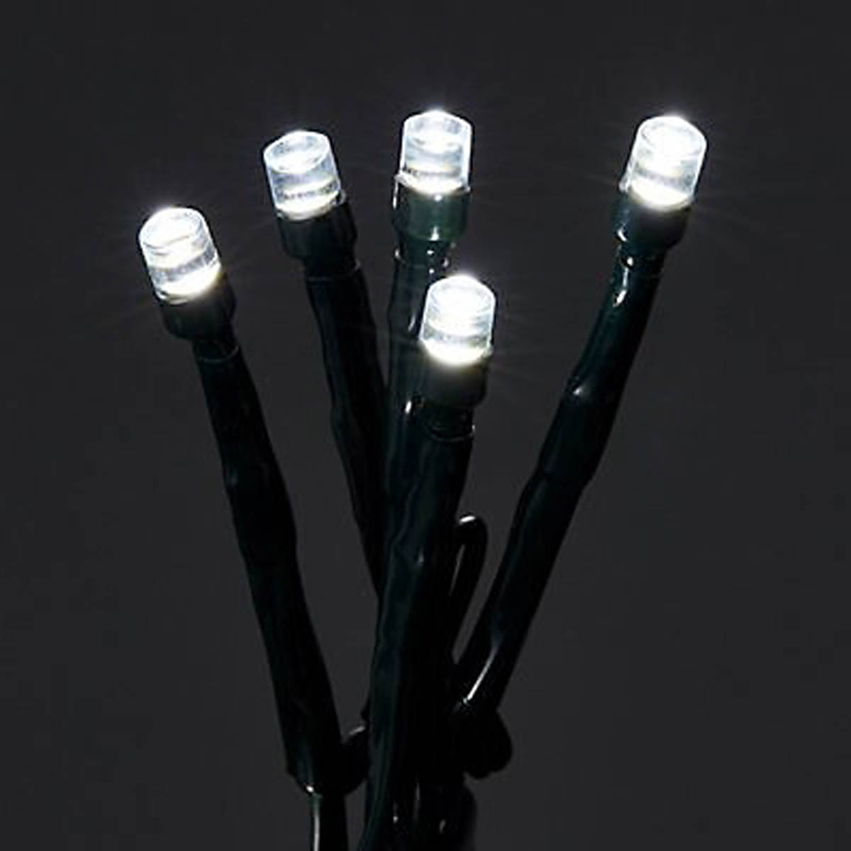 Christmas String Lights LED Indoor Outdoor Ice White Cluster Fairy Timer 25m - Image 4