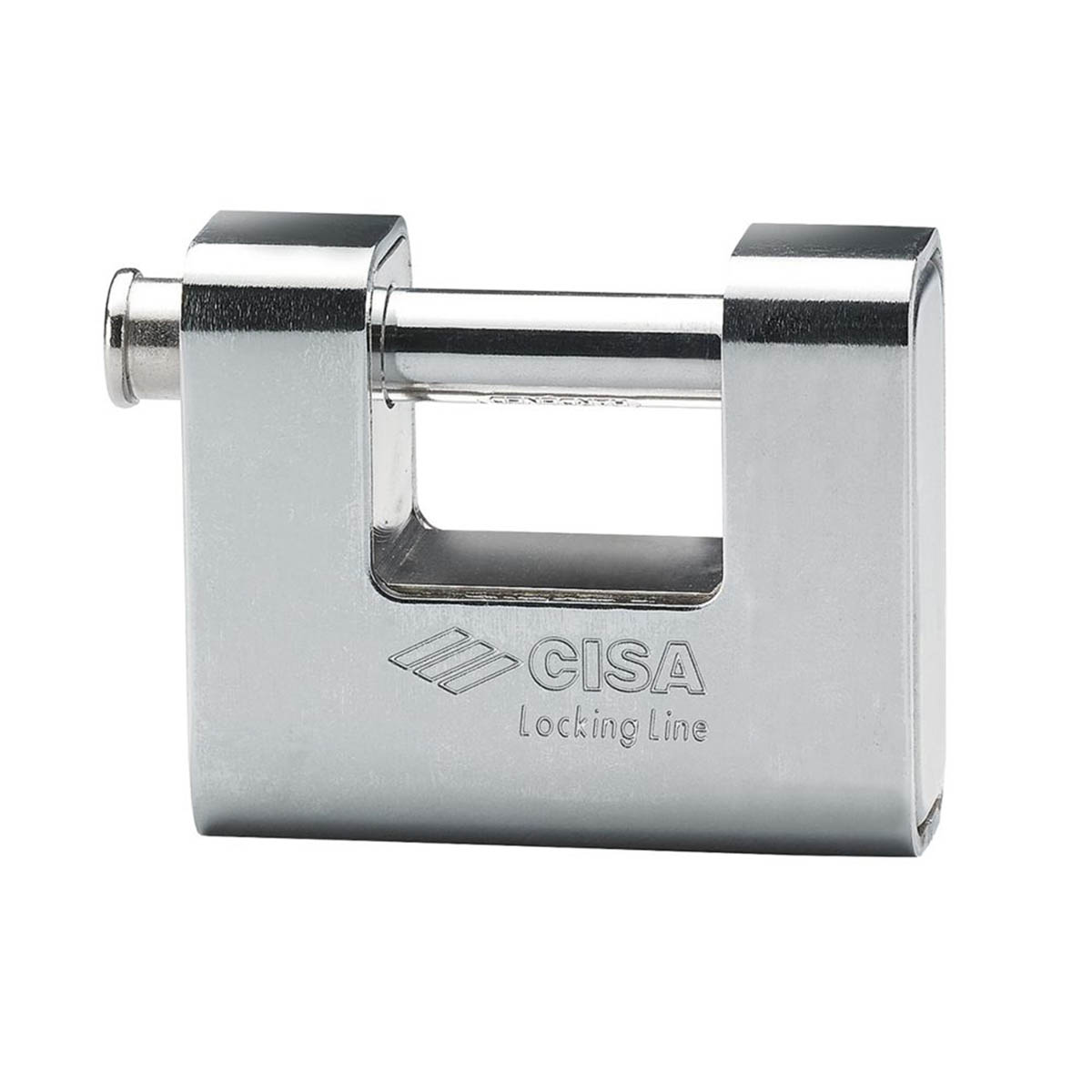 Cisa Padlock Keyed Brass Weatherproof Indoor Outdoor High Security 66mm - Image 1