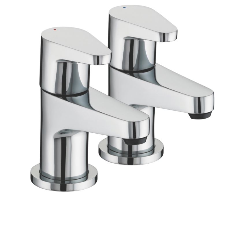 Bristan Bath Filler Pillar Tap Chrome 1/4 Turn Operation Bathroom Contemporary - Image 1