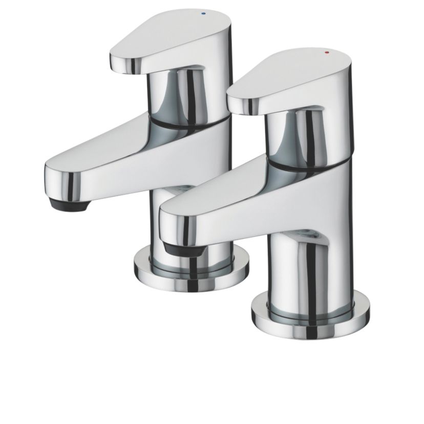 Bristan Bath Filler Pillar Tap Chrome 1/4 Turn Operation Bathroom Contemporary - Image 2