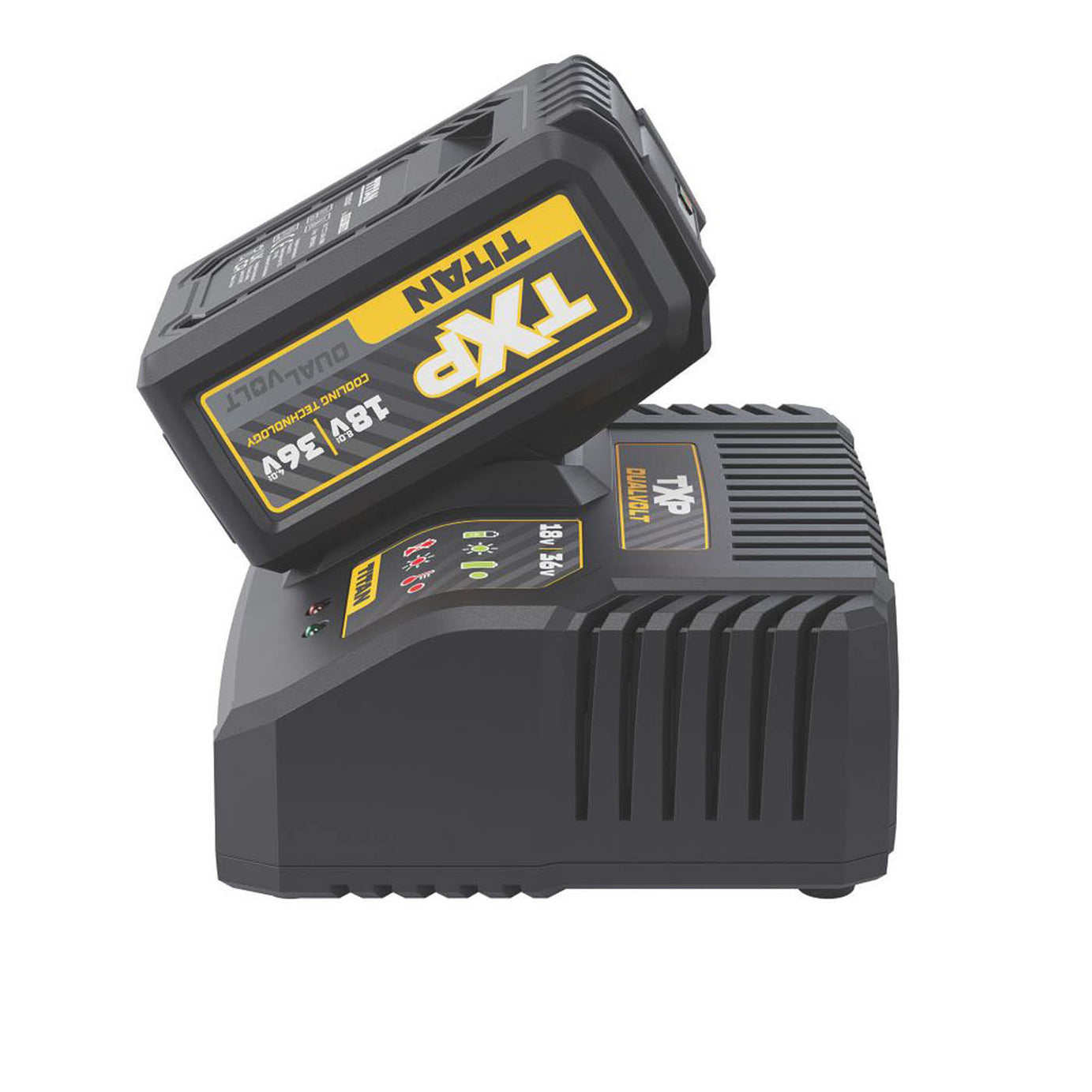 Titan Battery And Charger Set TTT1240BAT/TTB1242CHR 18/36V 4.0/8.0Ah Li-Ion TXP - Image 2