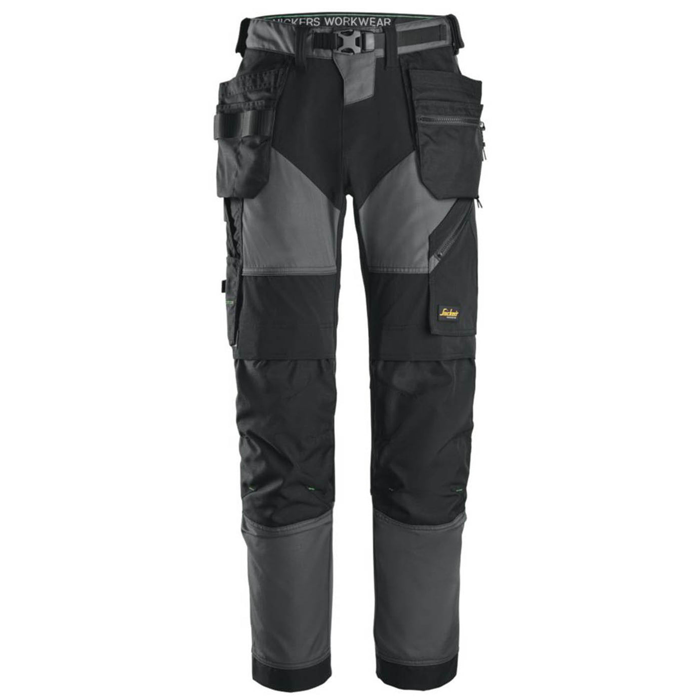 Snickers Mens Work Trousers 6902 Stretch Steel Grey Cargo Lightweight 31"W 30"L - Image 1