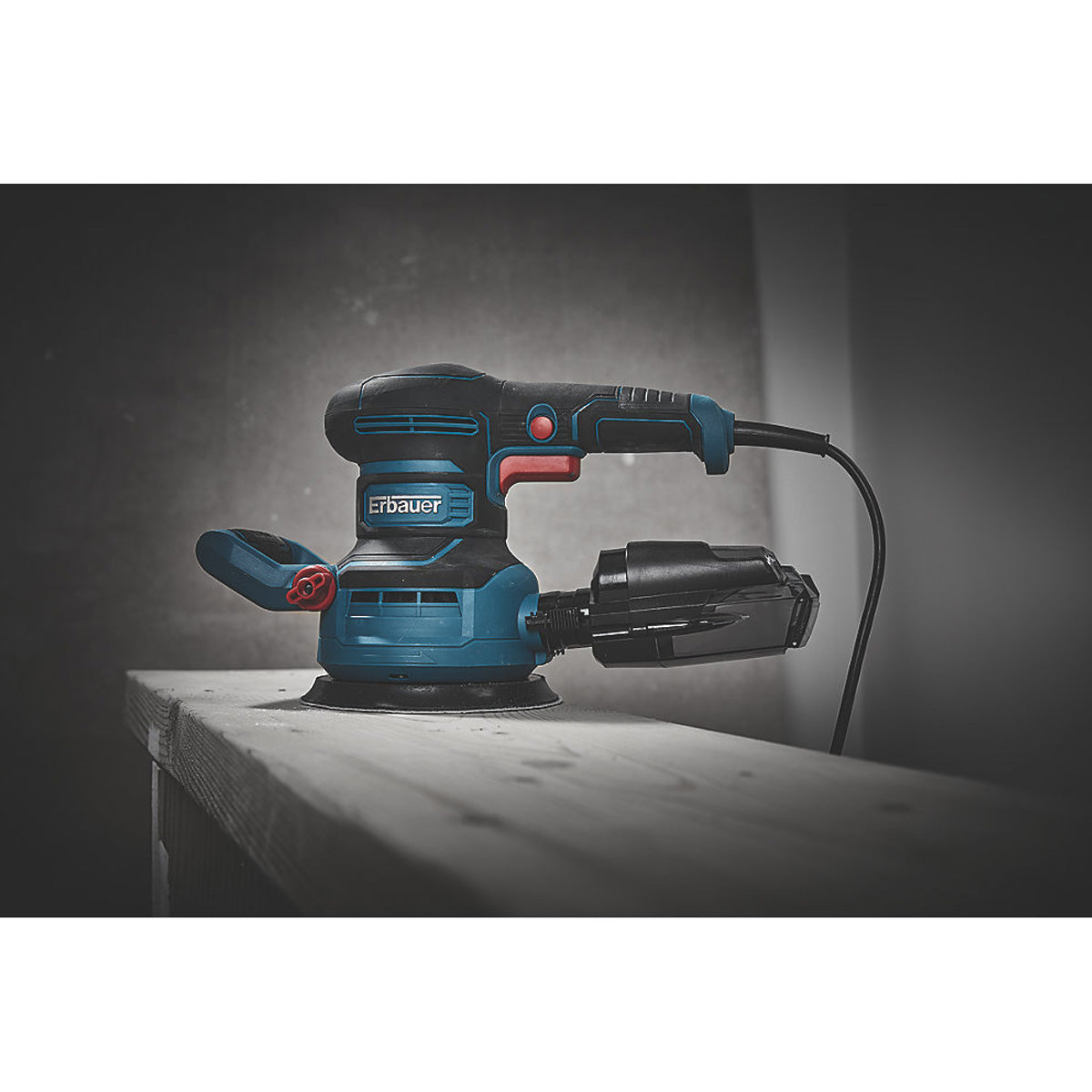 Erbauer Random Orbit Sander Electric ERO450 150mm Variable Speed Compact 450W - Image 3