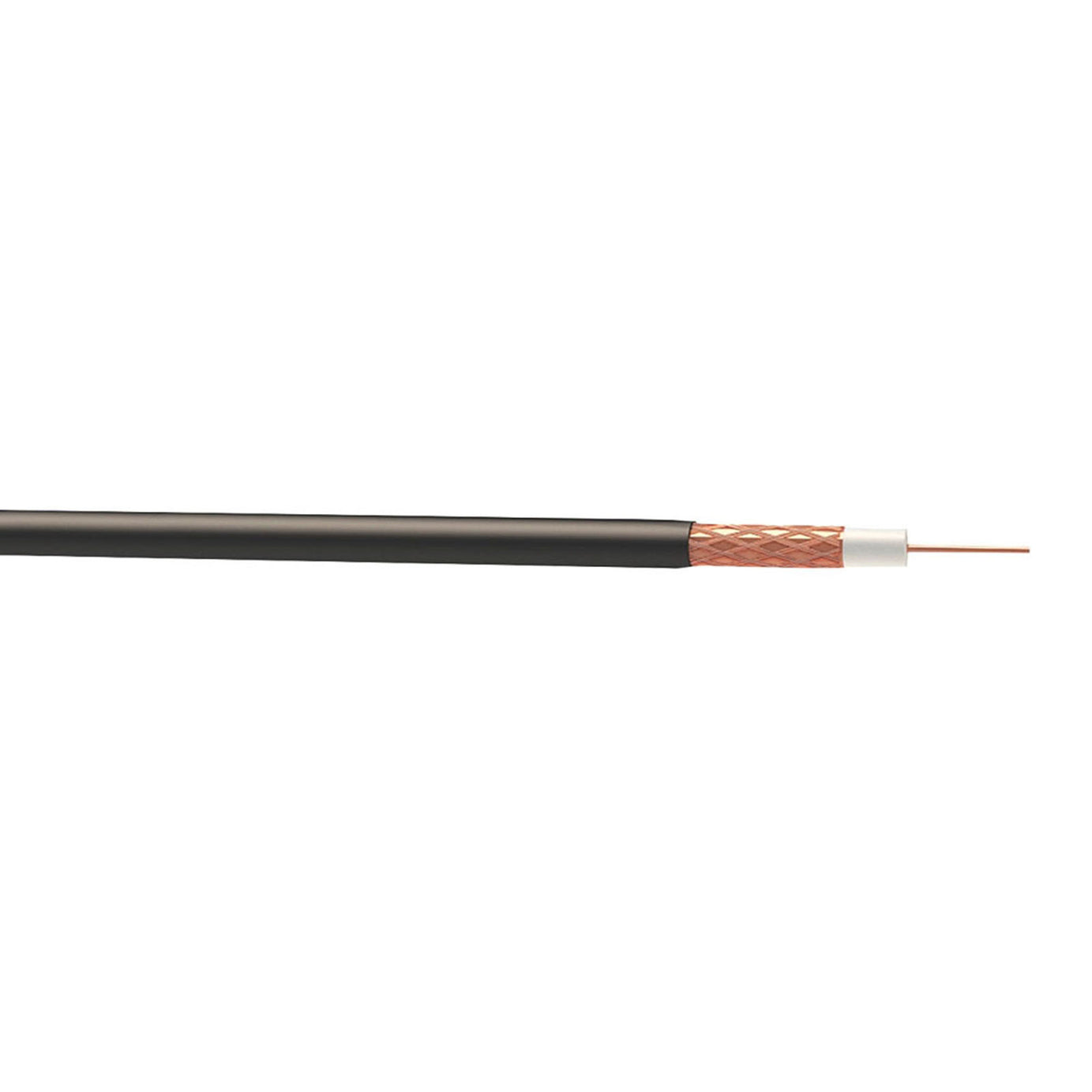 Time Coaxial TV Aerial Cable GT100 Black 1Core Drum Indoor And Outdoor (L)100 m - Image 1