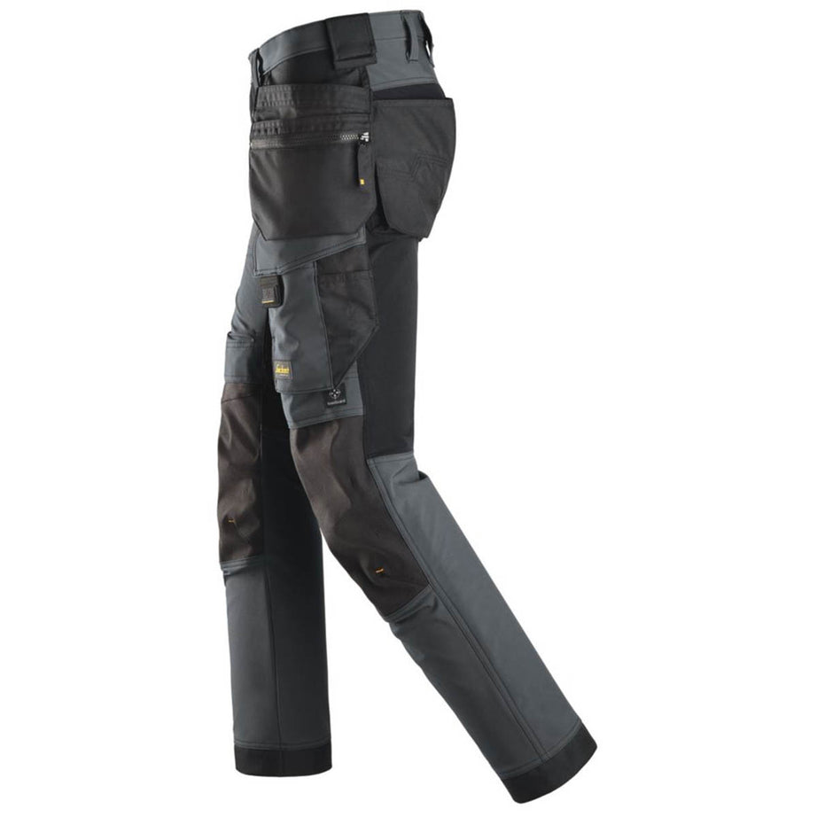Snickers Work Trousers Mens Slim Fit Grey Stretch Multi Pockets Cargo 41"W 30"L - Image 4