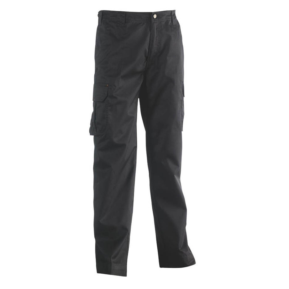 Herock Work Trousers Mens Classic Fit Black Breathable Multi Pockets 30"W 32"L - Image 1