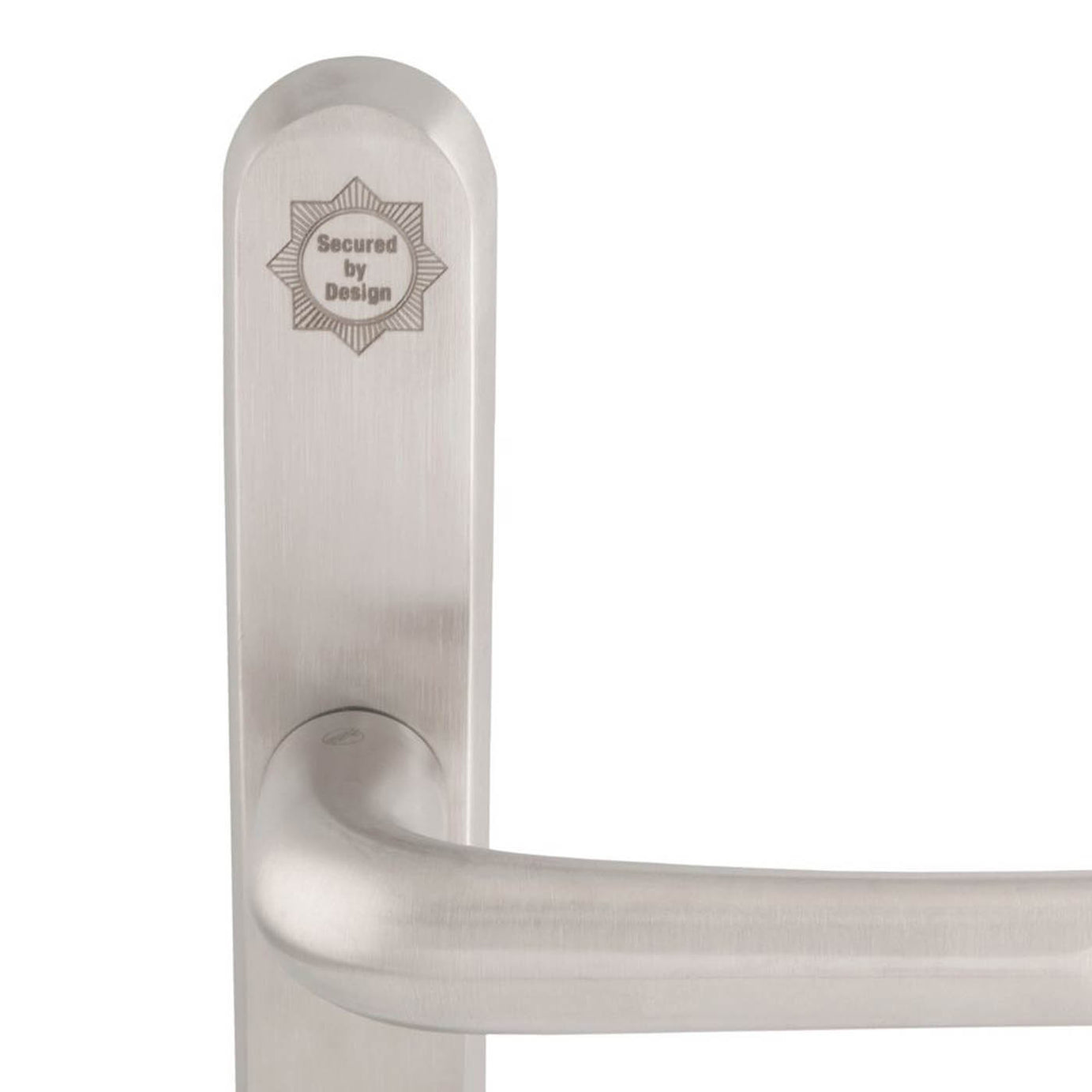 Smith And Locke Door Handles Pair Satin Nickel Euro Profile Internal External - Image 5