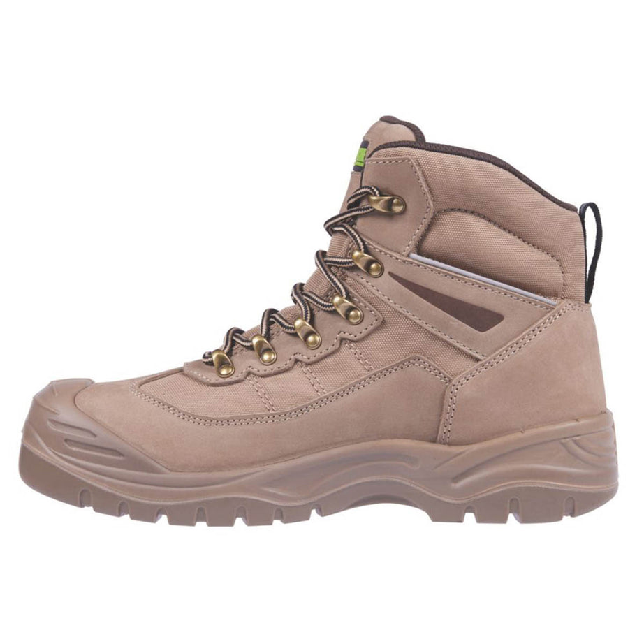 Apache Safety Boots Mens Standard Fit Stone Leather Work Shoes Steel Toe Size 7 - Image 2