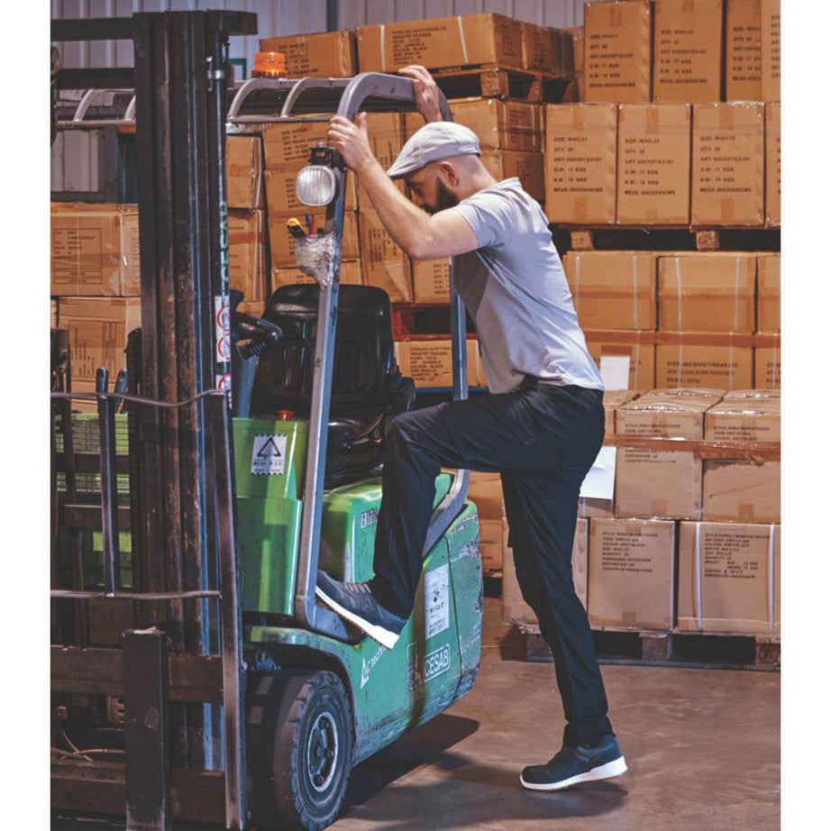 Apache Work Trousers Mens Slim Fit Black Lightweight Multi Pockets 42"W 29"L - Image 6