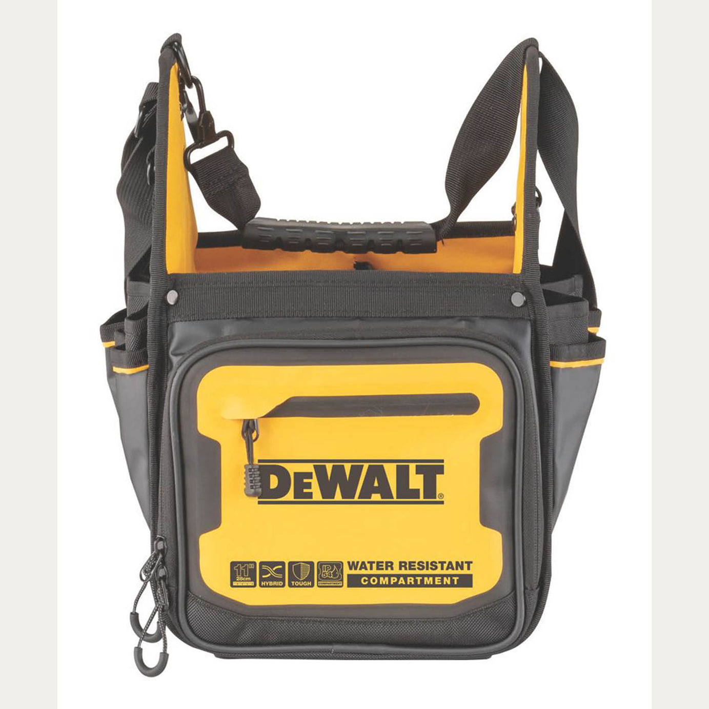 DEWALT Electricians Tote Bag Water Resistant Adjustable Shoulder Strap 11in - Image 2