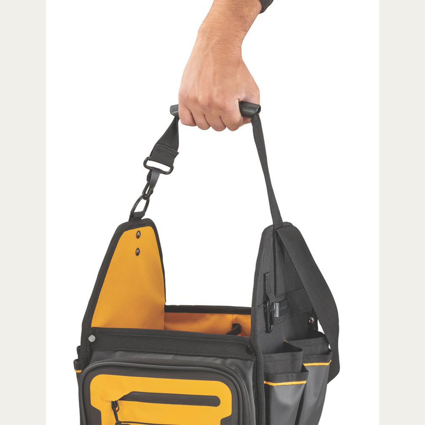 DEWALT Electricians Tote Bag Water Resistant Adjustable Shoulder Strap 11in - Image 6