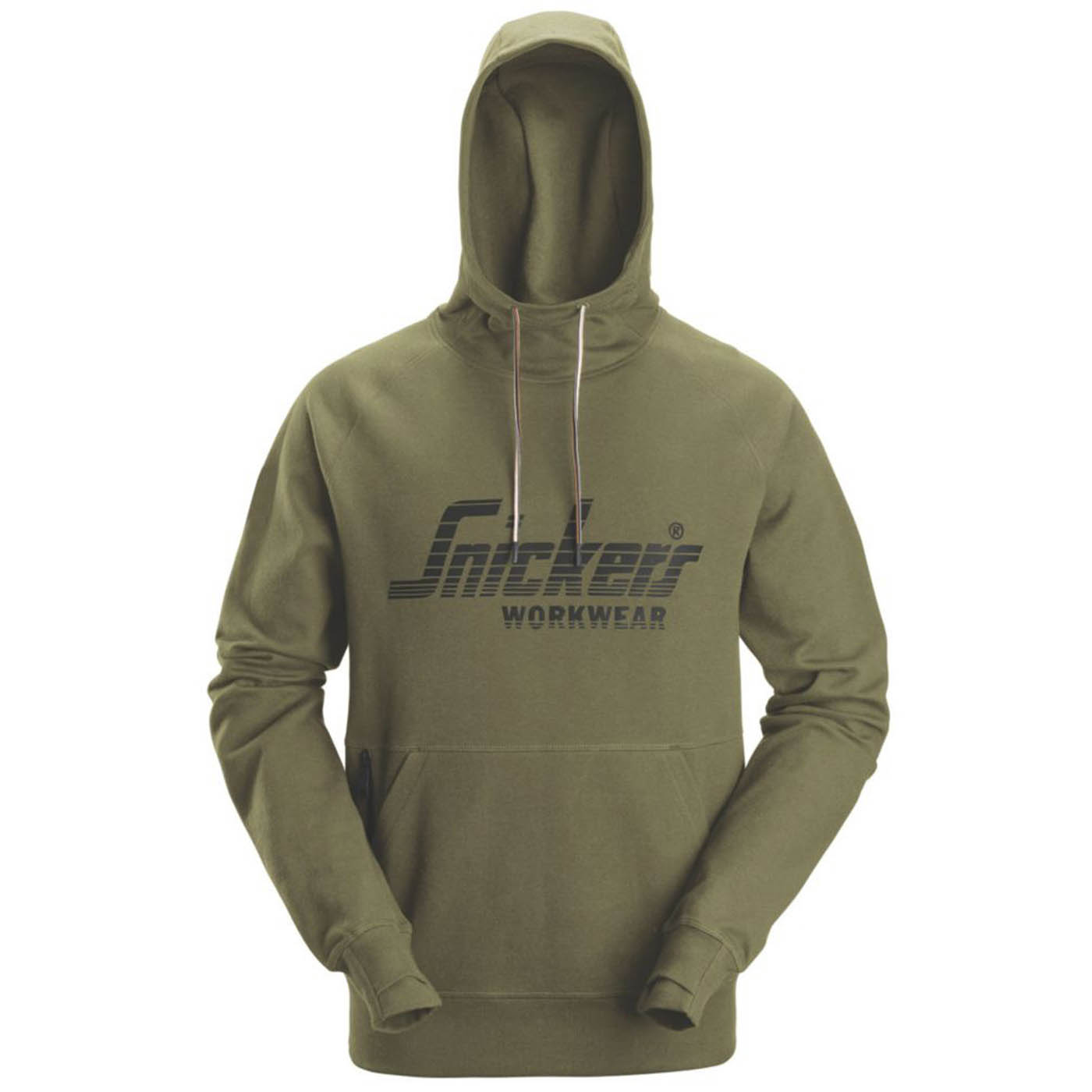 Snickers 2894 Logo  Hoodie  Khaki Green 2X Large 52" Chest - Image 1