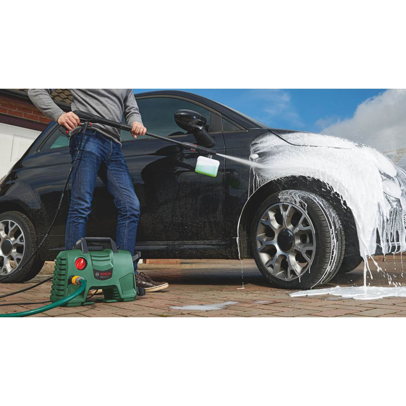 Bosch High Pressure Washer Jet EasyAquatak 110bar Corded Electric 1300W 240V - Image 3