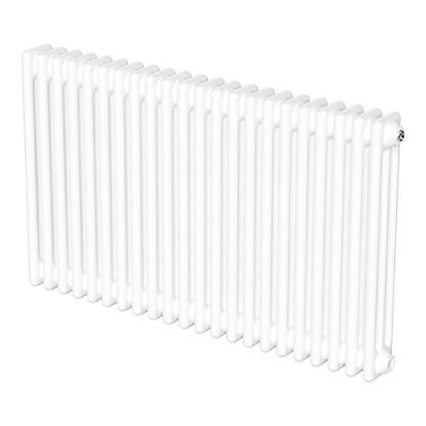Flomasta 3 Column Radiator White Horizontal Steel Central Heating 60x101cm - Image 1