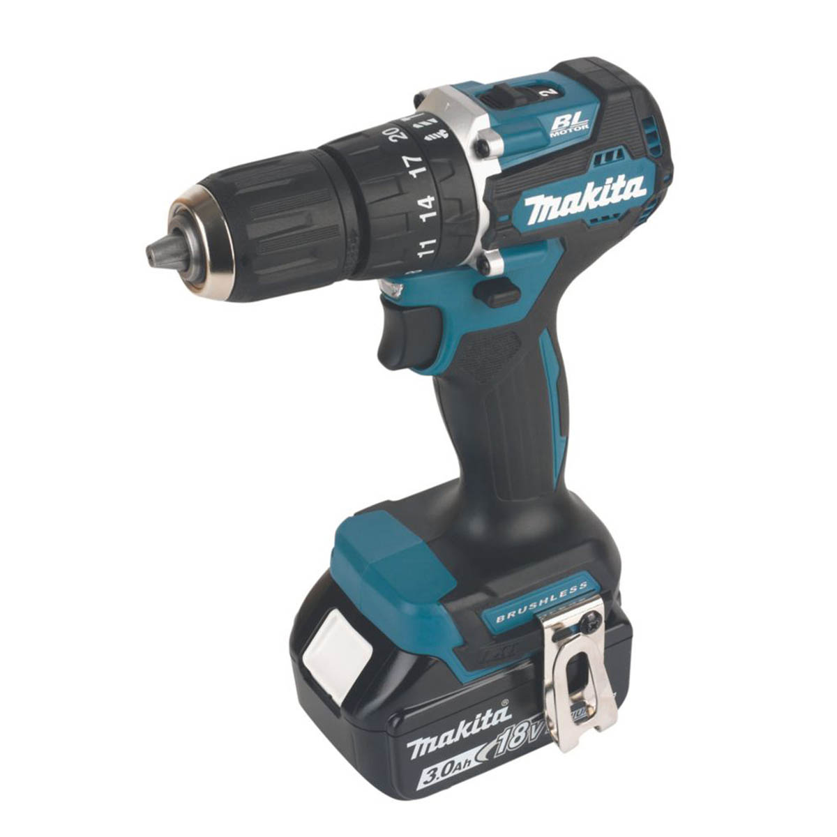 Makita Combi Drill Impact Driver Twin Kit Cordless 18V 2x3.0Ah Li-Ion DLX2414SJ - Image 2