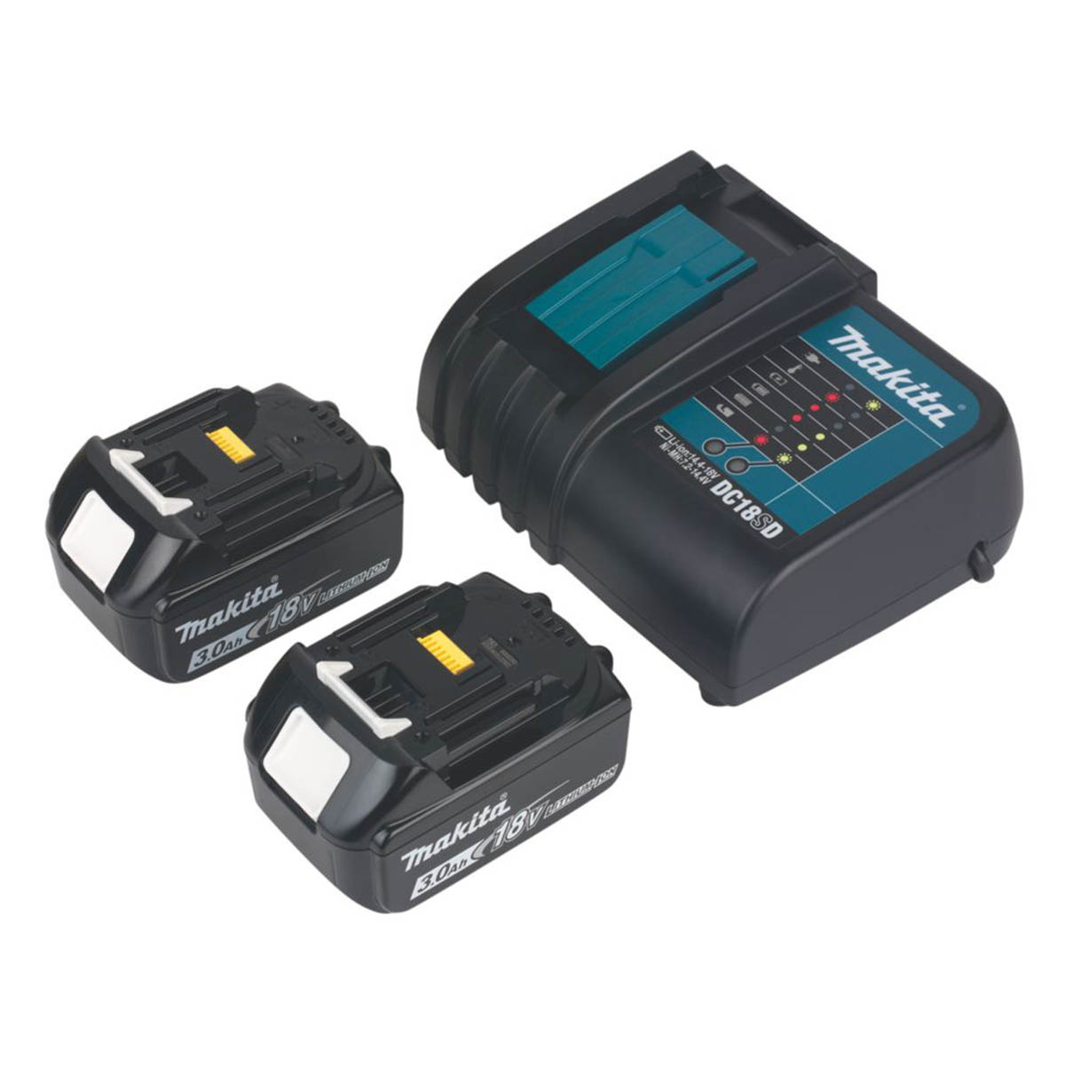 Makita Combi Drill Impact Driver Twin Kit Cordless 18V 2x3.0Ah Li-Ion DLX2414SJ - Image 4