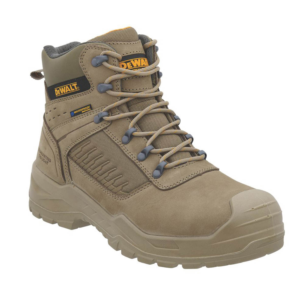 DEWALT Mens Safety Boots Reynolds Stone Waterproof Steel Toe Comfort Wide Size 7 - Image 1