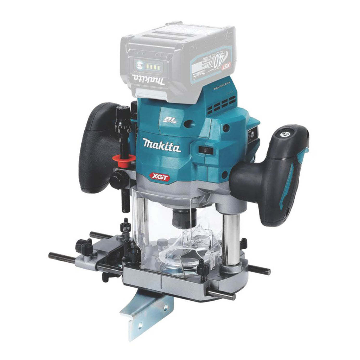 Makita Router Cordless 40V Li-Ion RP001G 1/2" Brushless Variable Speed Body Only - Image 1