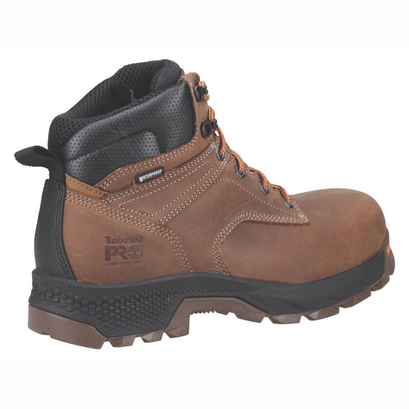 Timberland Safety Boots Mens Standard Fit Brown Waterproof Composite Toe Size 10 - Image 2