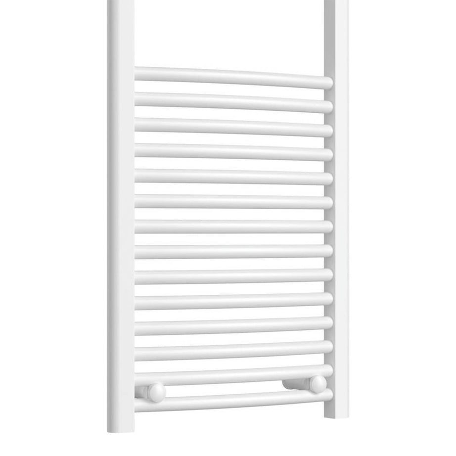 Flomasta Towel Rail Radiator White Curved Bathroom Warmer Ladder 120x45cm - Image 4