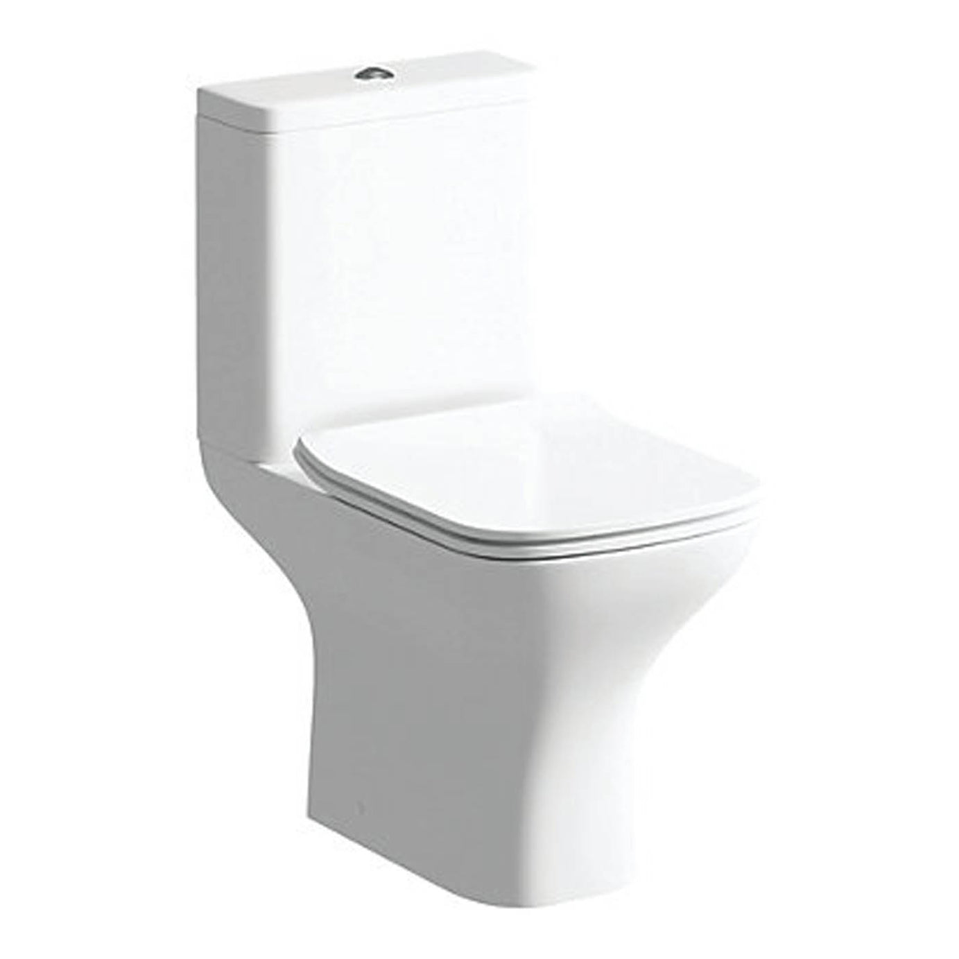 Toilet Seat Square Adjustable White Soft Close Quick Release Slim Modern - Image 2
