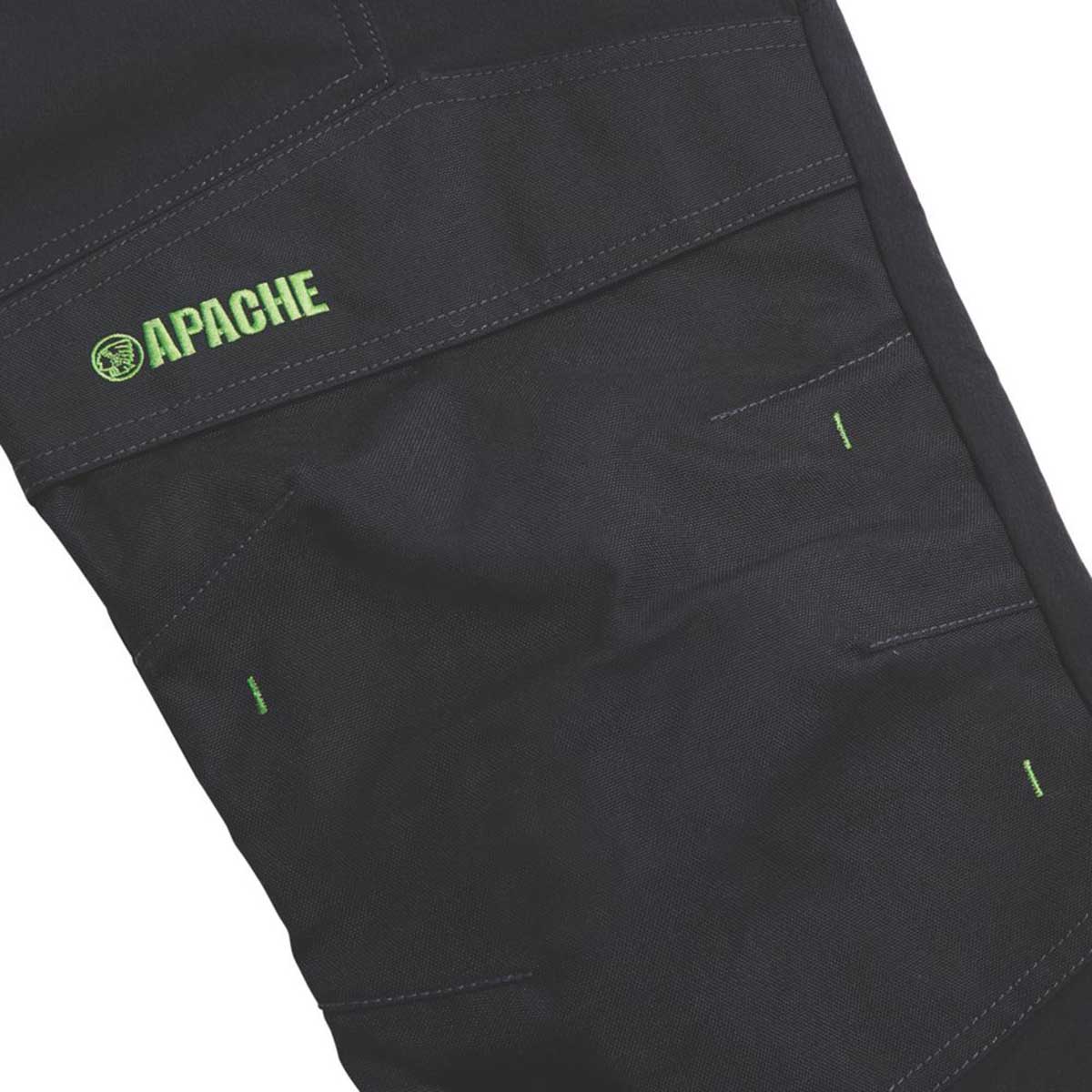 Work Trousers Mens Slim Fit Black Stretch Water Repellent Pockets 36"W 31"L - Image 4