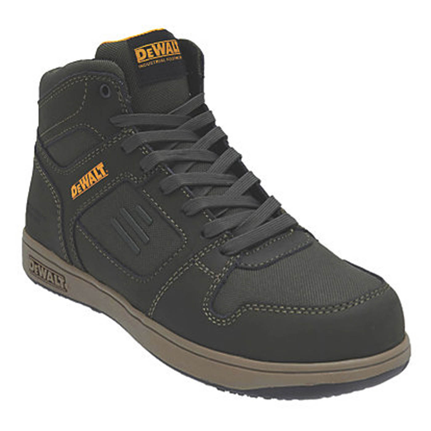 DeWalt Safety Boots Mens Standard Fit Olive Work Shoes Composite Toe Size 8 - Image 1