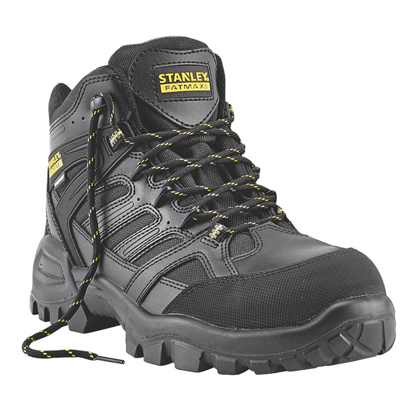 Stanley Safety Boots Mens Standard Fit Black Waterproof Steel Toe Size 10 - Image 3