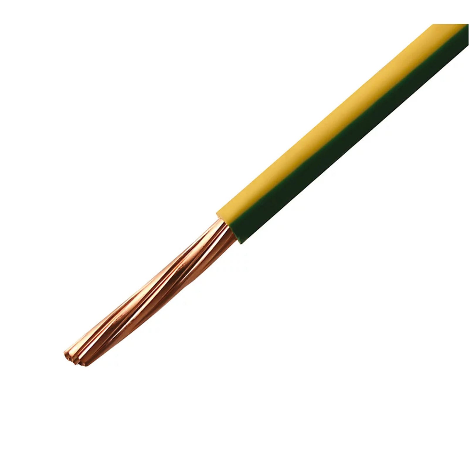 Time Conduit Cable 6491B Green Yellow 1 Core 10mm² 5.9 mm Indoor Drum 50m - Image 2
