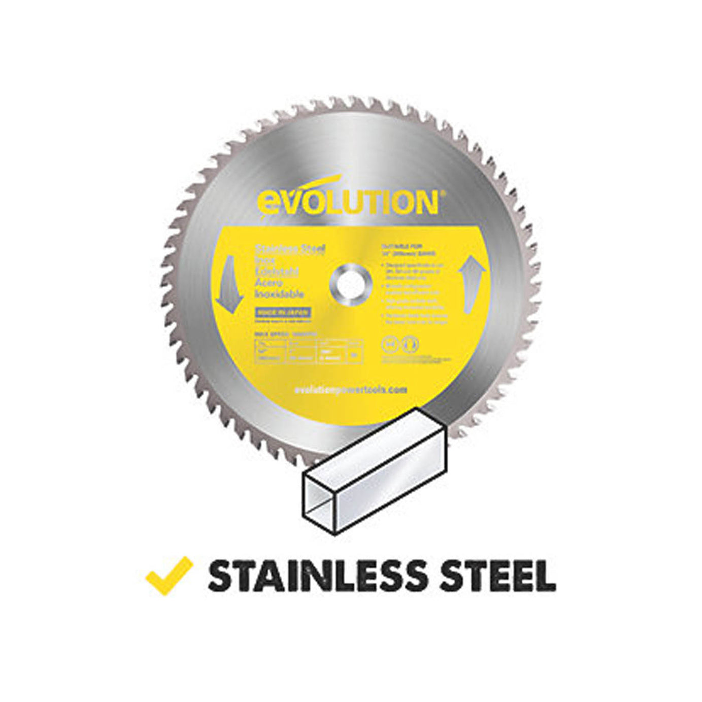 Evolution Circular Saw Blade S355TCT-90CS 355x25.4mm 90T For Metal Durable - Image 4
