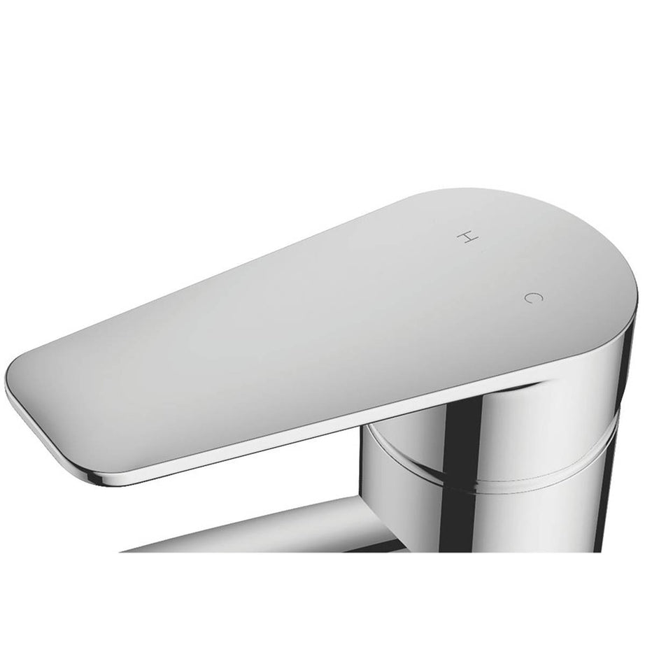 Swirl Kitchen Sink Tap Mixer Monobloc Chrome Single Lever Swivel Spout Faucet - Image 3