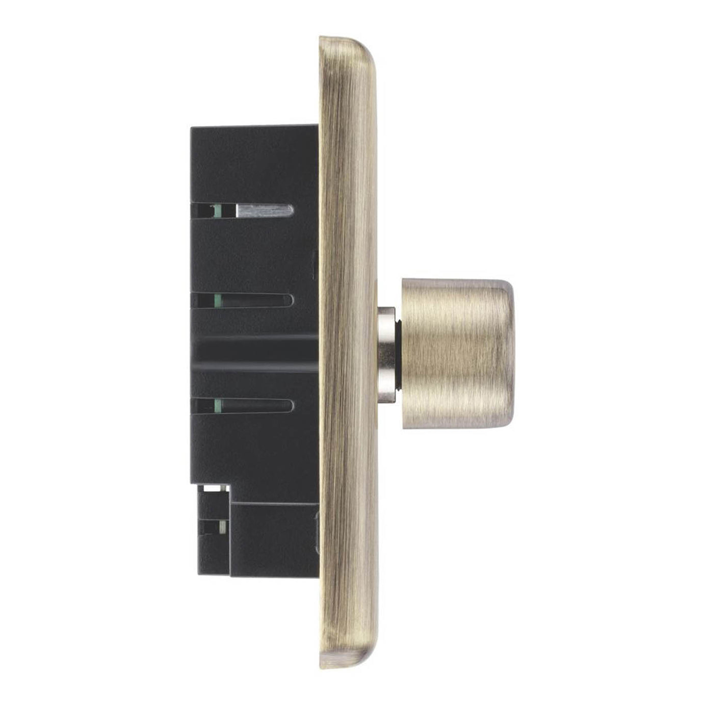 LAP  2-Gang 2-Way LED Dimmer Switch  Antique Brass with Colour-Matched Inserts - Image 4