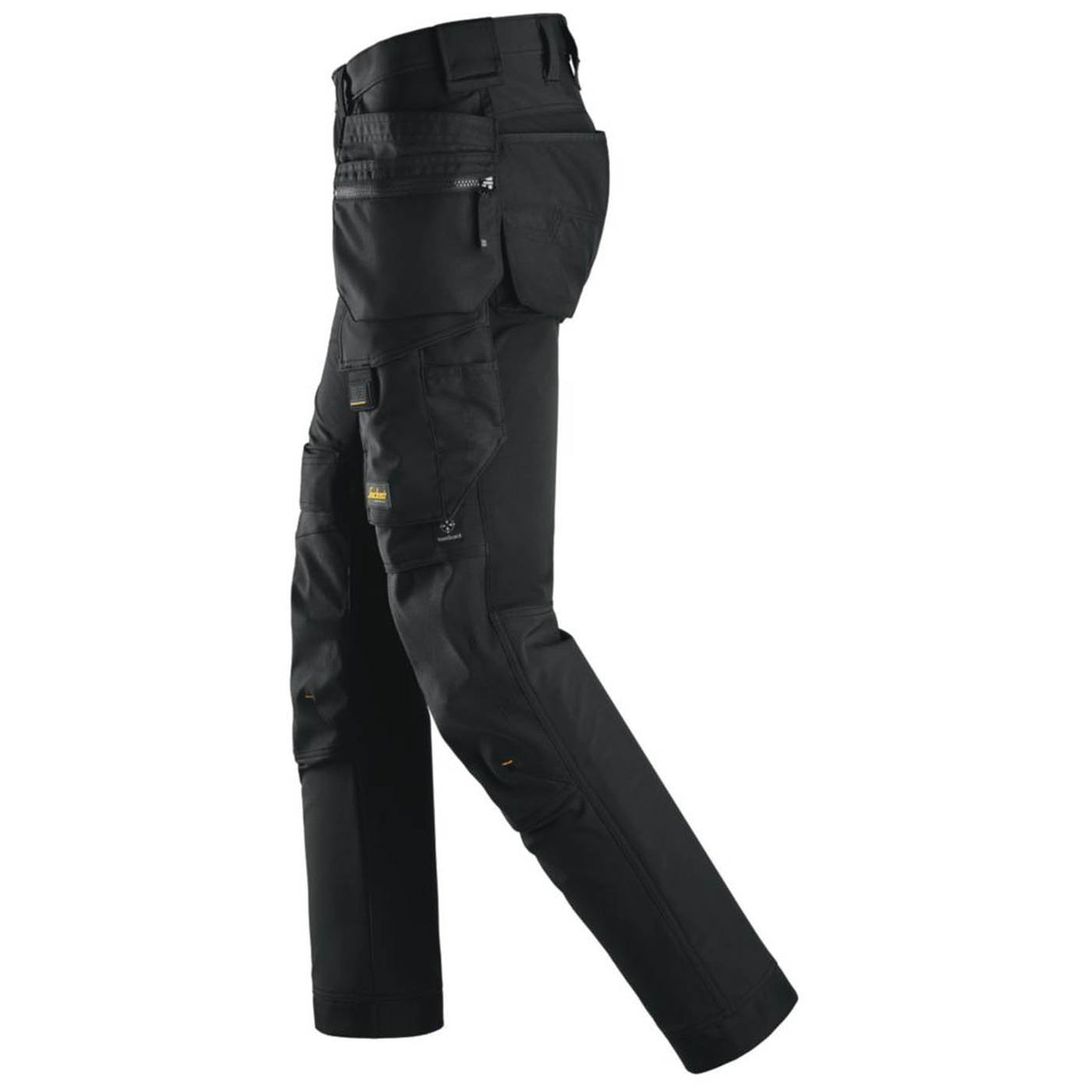Snickers Work Trousers Mens Slim Fit Black Stretch Multi Pockets Cargo 30W 32L - Image 4