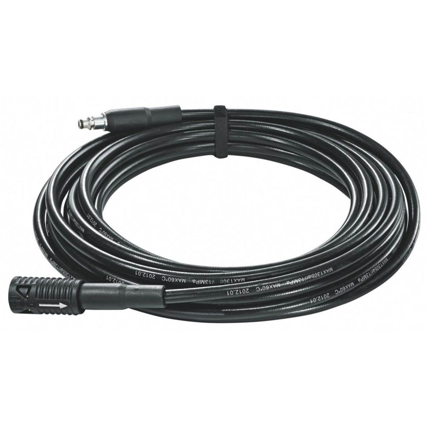 Bosch Extension Hose High Pressure Black Flexible Push Fit Connection 1/4" x 6m - Image 1