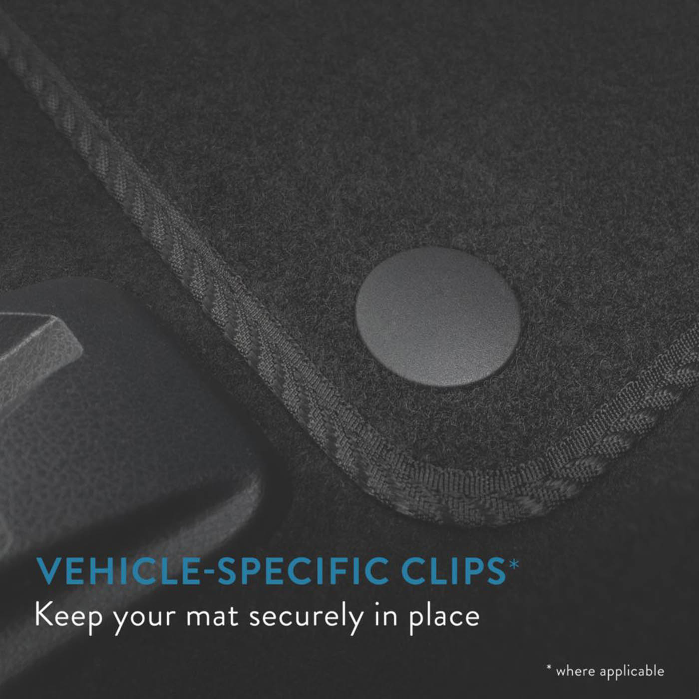 Car Mat Co. Floor Mats Set Kia Sportage 2022 on Carpet Rubber 4 Piece Black - Image 4