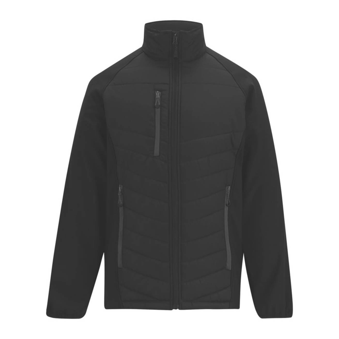 Regatta Work Jacket Mens Black Coat Workwear Full Zip 2X Large 52in Chest - Image 1