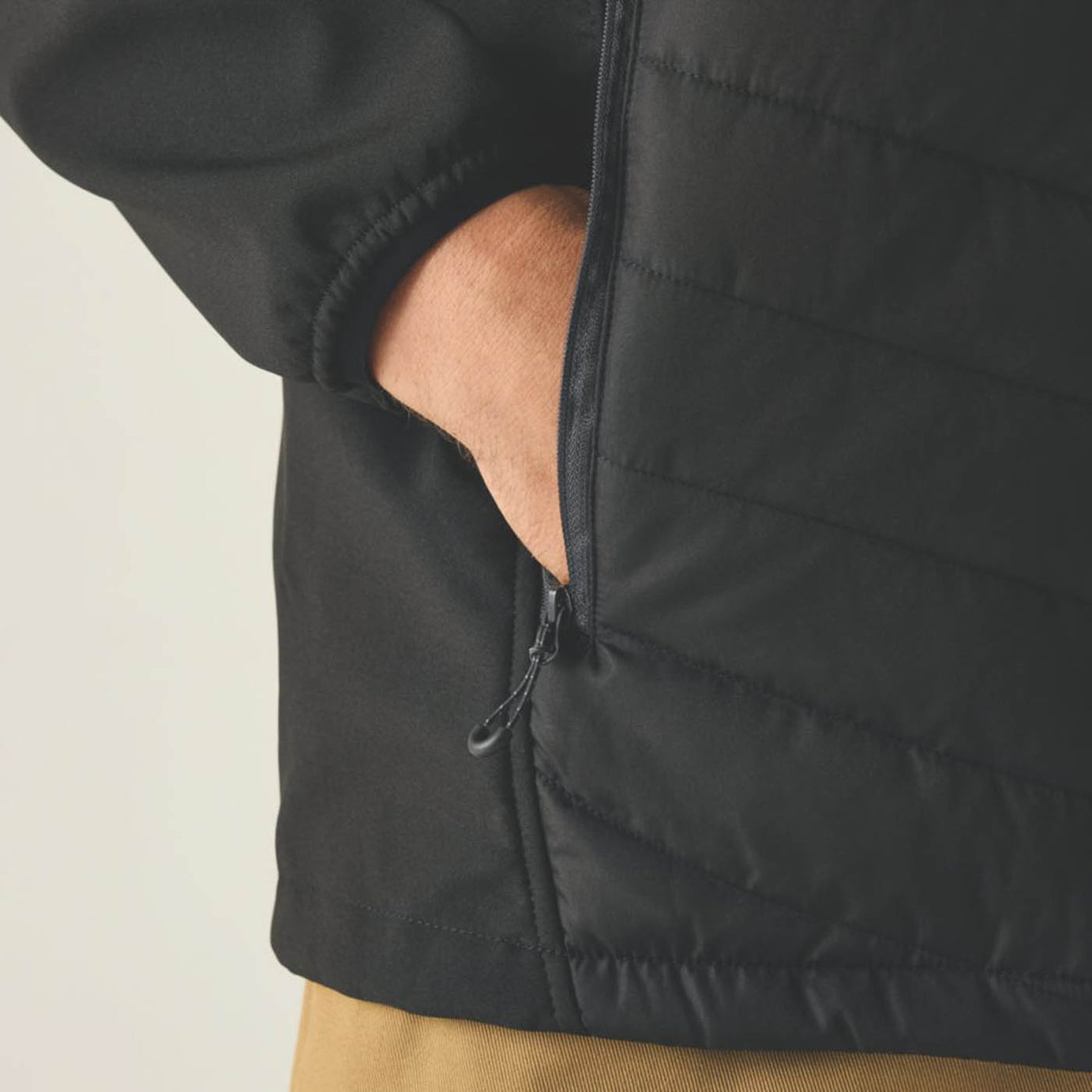 Regatta Work Jacket Mens Black Coat Workwear Full Zip 2X Large 52in Chest - Image 5