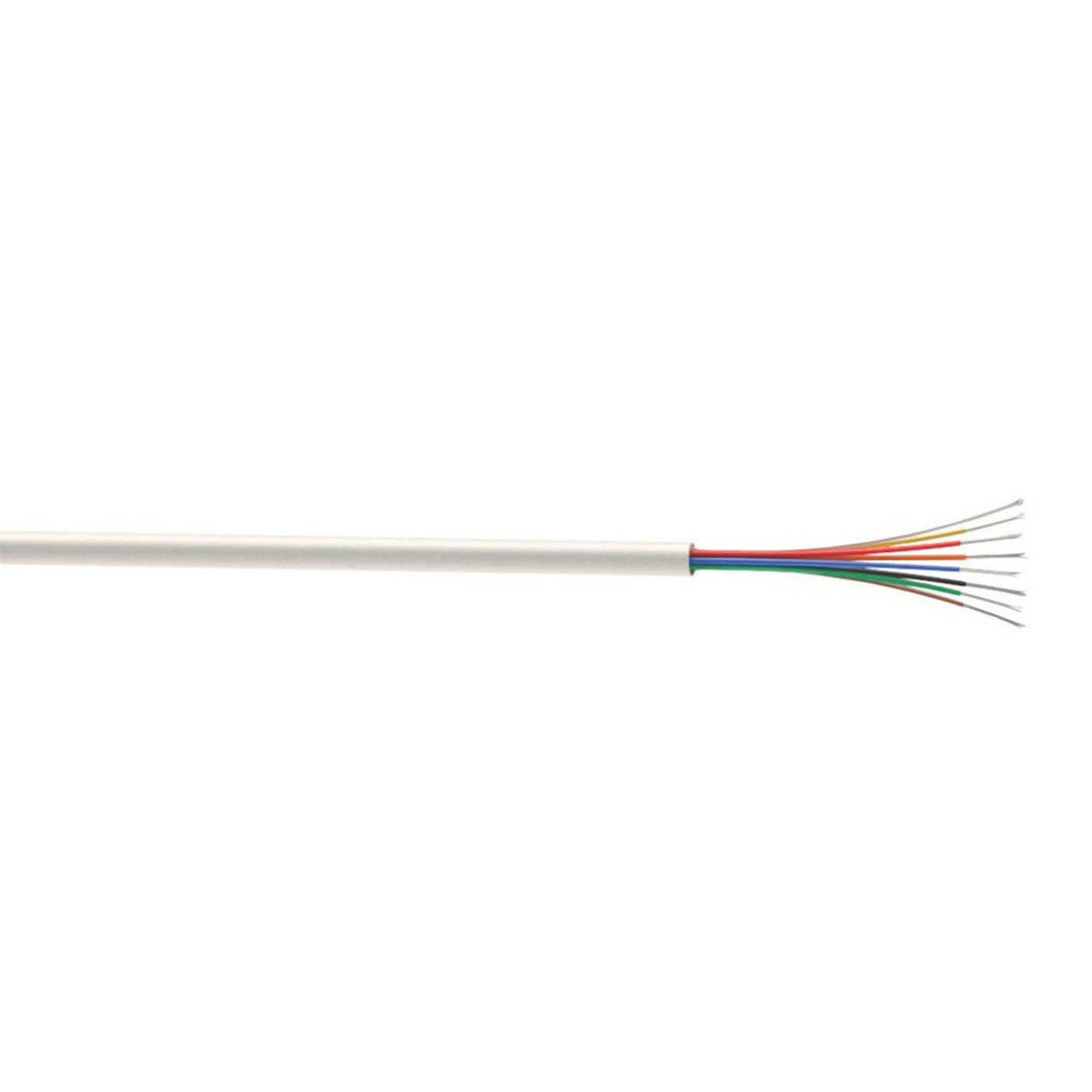 Time Alarm Cable SF519JY White 8 Core Round 0.22mm² Indoor 3.4mm Drum 50m - Image 1