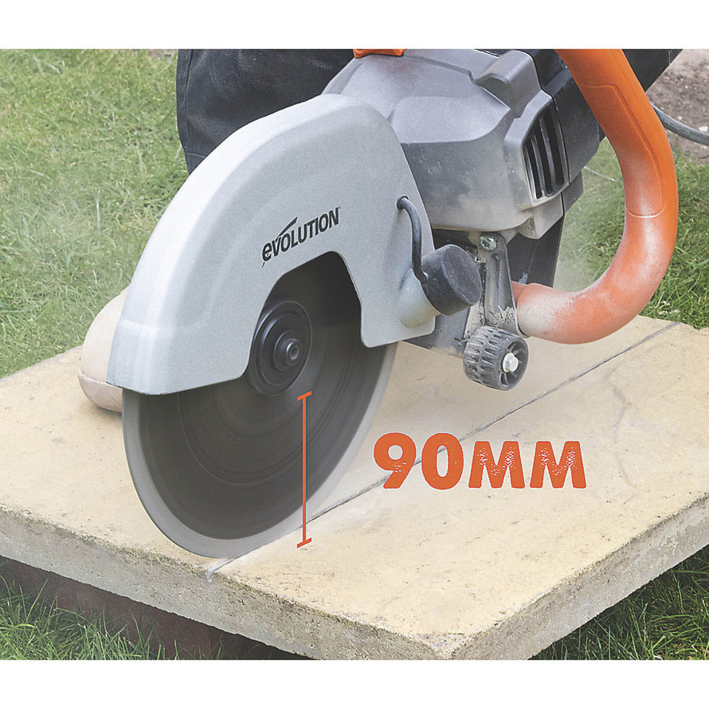 Evolution Disc Cutter Masonry Metal R230DCT 230mm Spindle Lock 2000W - Image 2