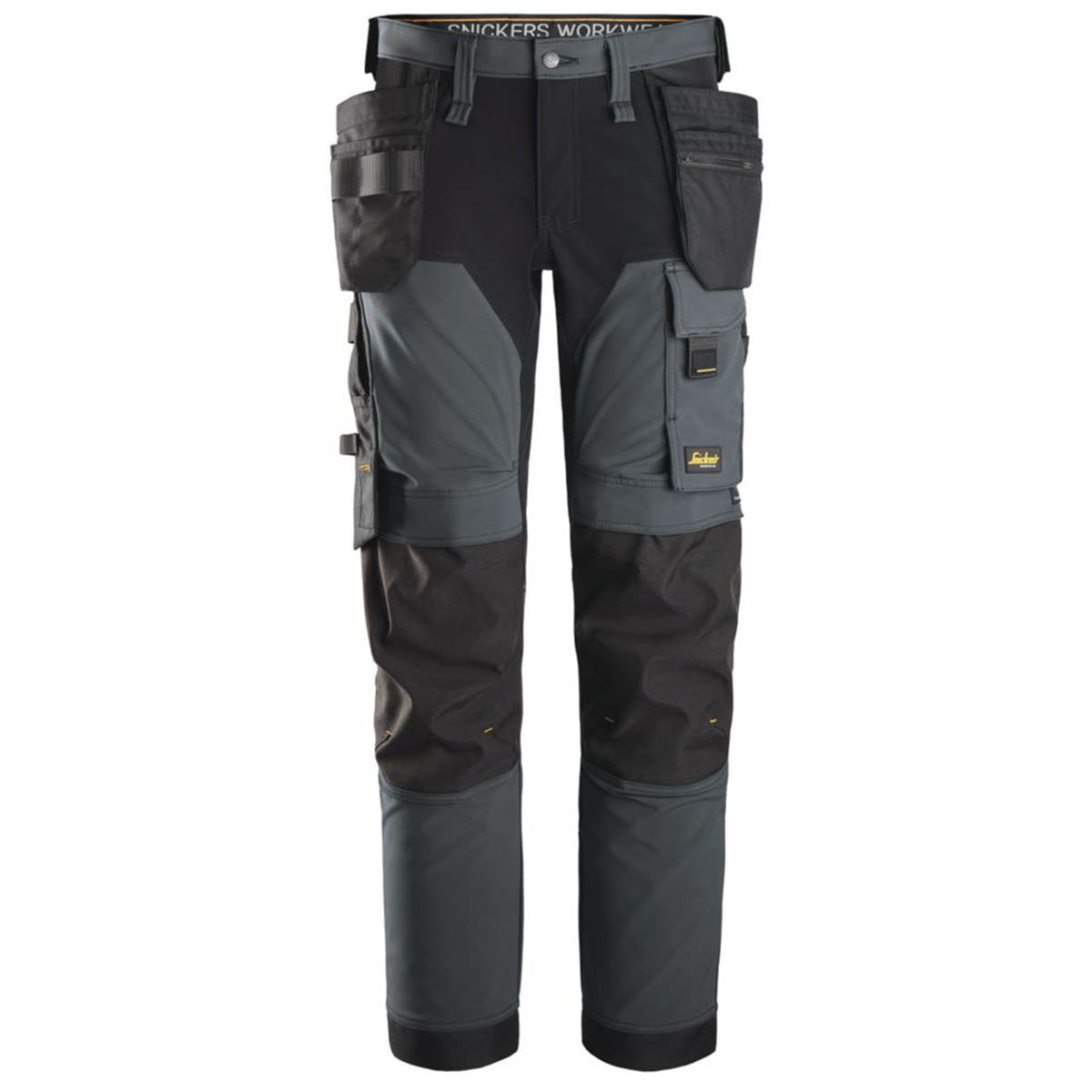 Snickers Works Trousers Mens Slim Fit Grey Stretch Multi Pocket 31"W 32"L - Image 1