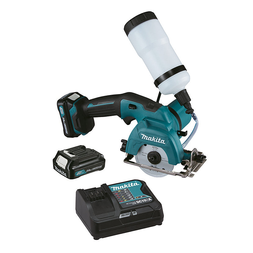 Makita Glass And Tile Cutter Cordless 12V 2x2.0Ah Li-Ion CC301DWAE Ergonomic - Image 2
