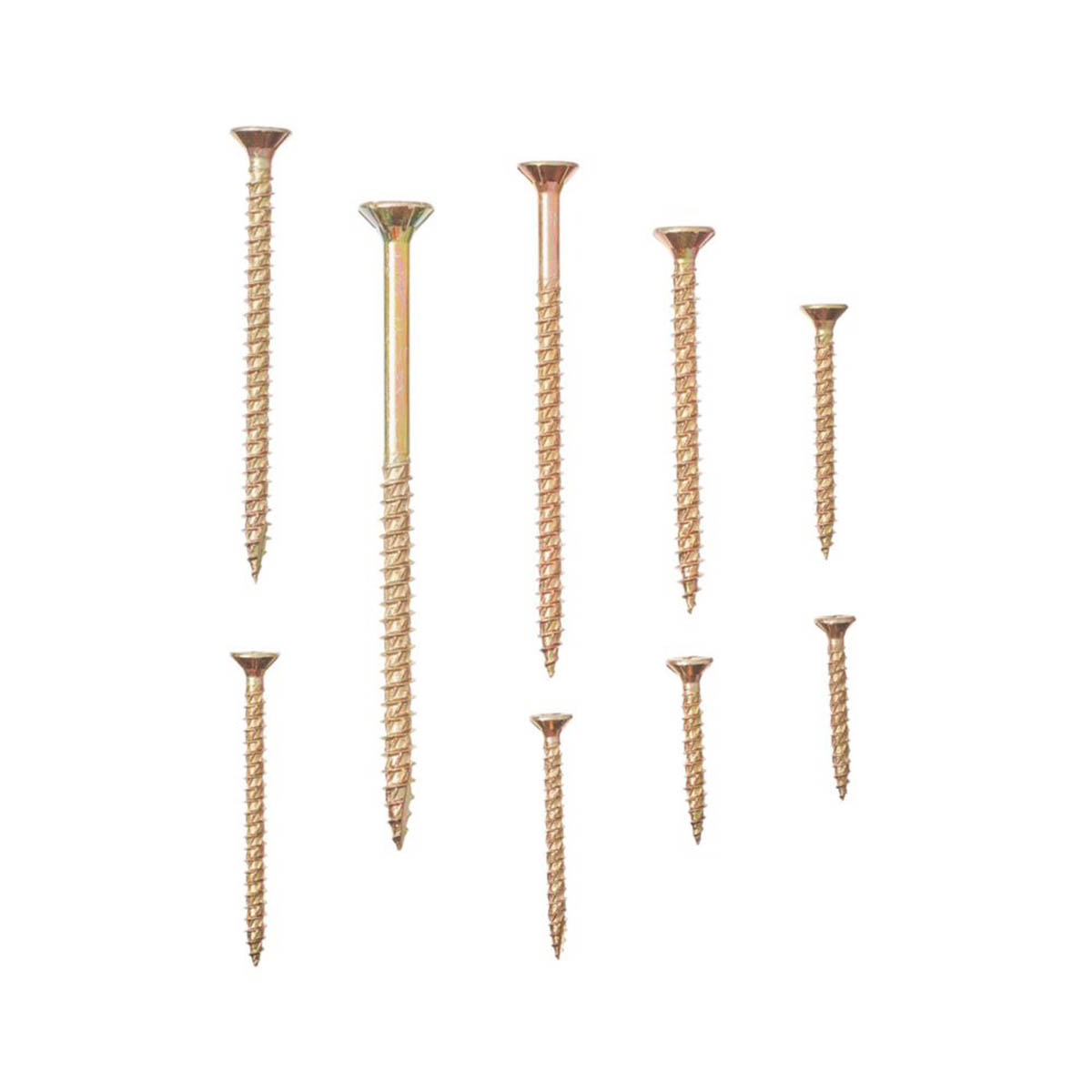 Turbo Screws PZ Double-Countersunk Multipurpose Indoor Trade Case 1400 Pcs - Image 5