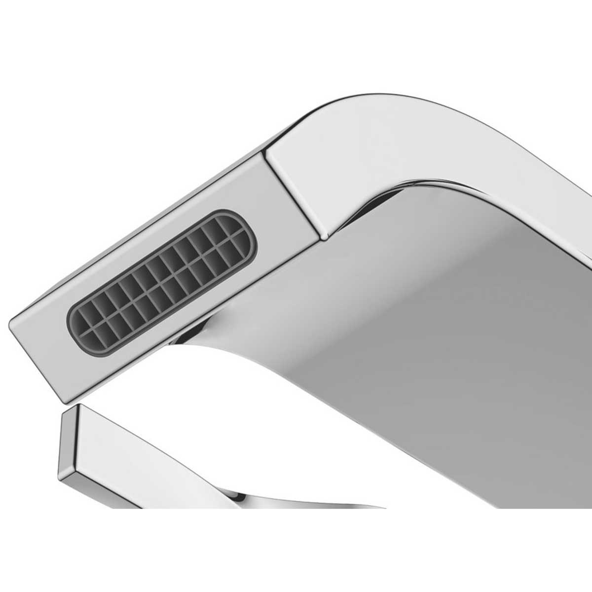 Bath Filler Tap With Hand Held Set Chrome Double Lever Ceramic Disc Bathroom - Image 4