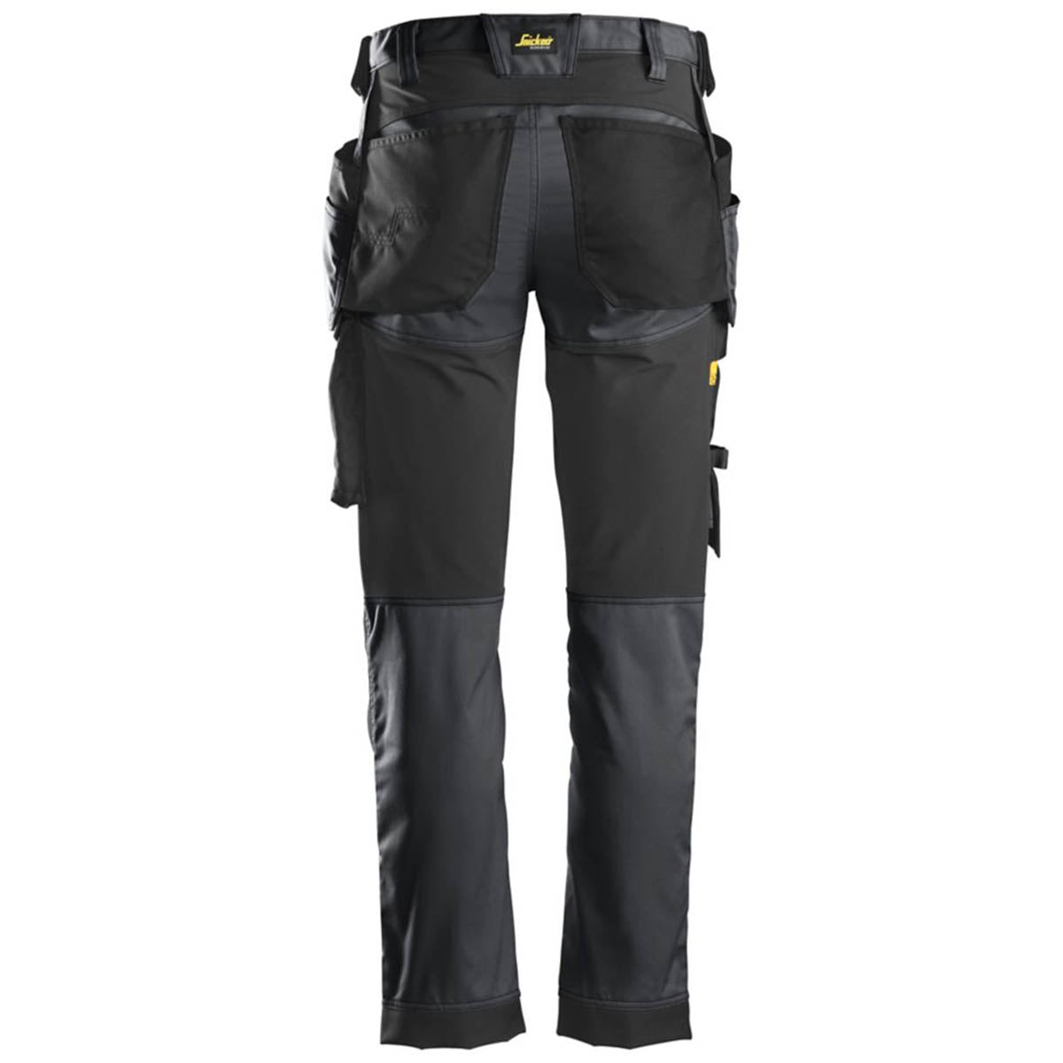 Snickers Work Trousers Mens Slim Fit Stretch Grey Black Multi Pockets 30W 30L - Image 2