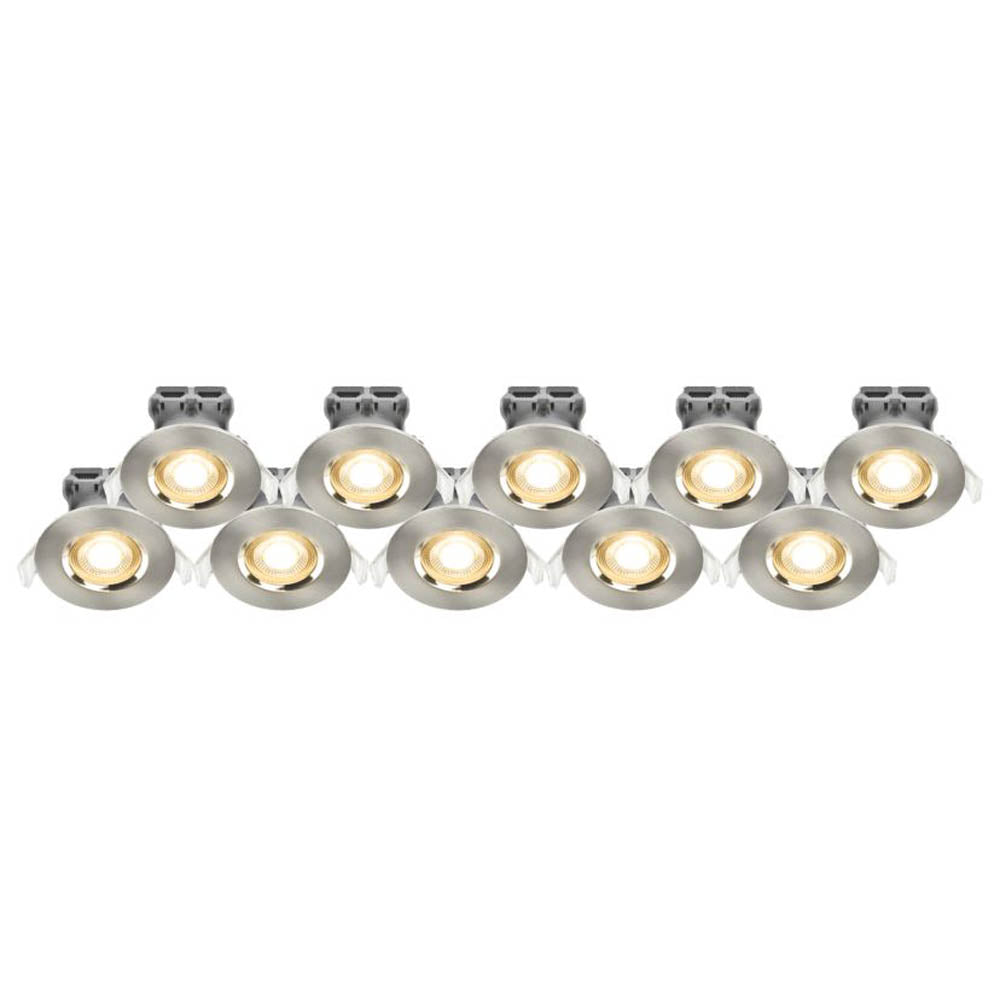 LED Downlights Ceiling Spotlights Fixed Warm White Dimmable 4.5W 400Lm 10 Pack - Image 1