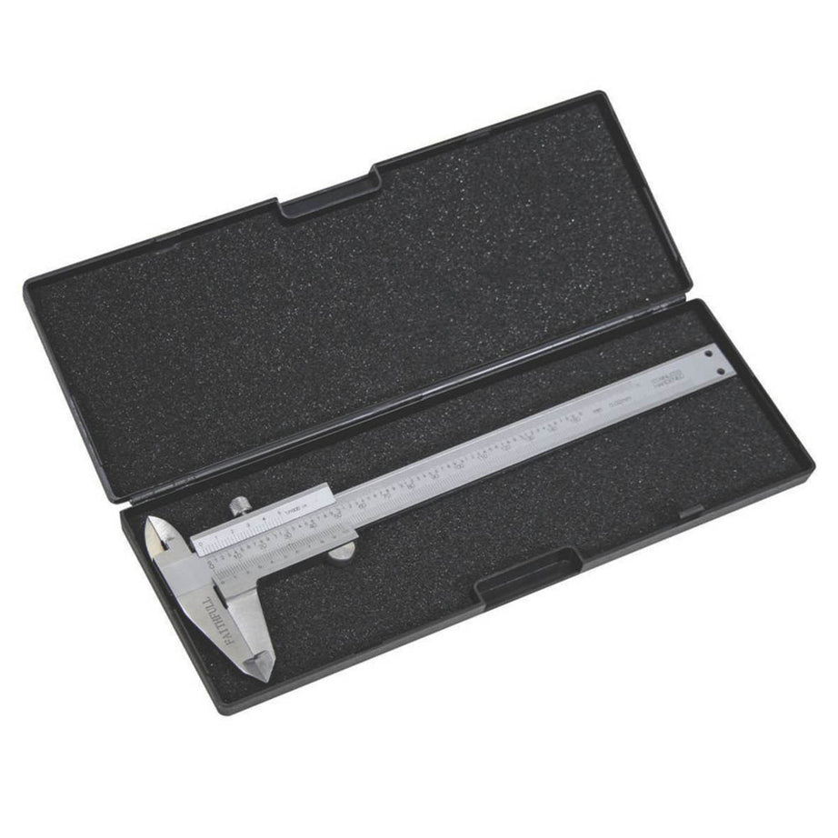 Faithfull Vernier Callipers Stainless Steel Metric Imperial Scales 150mm - Image 2