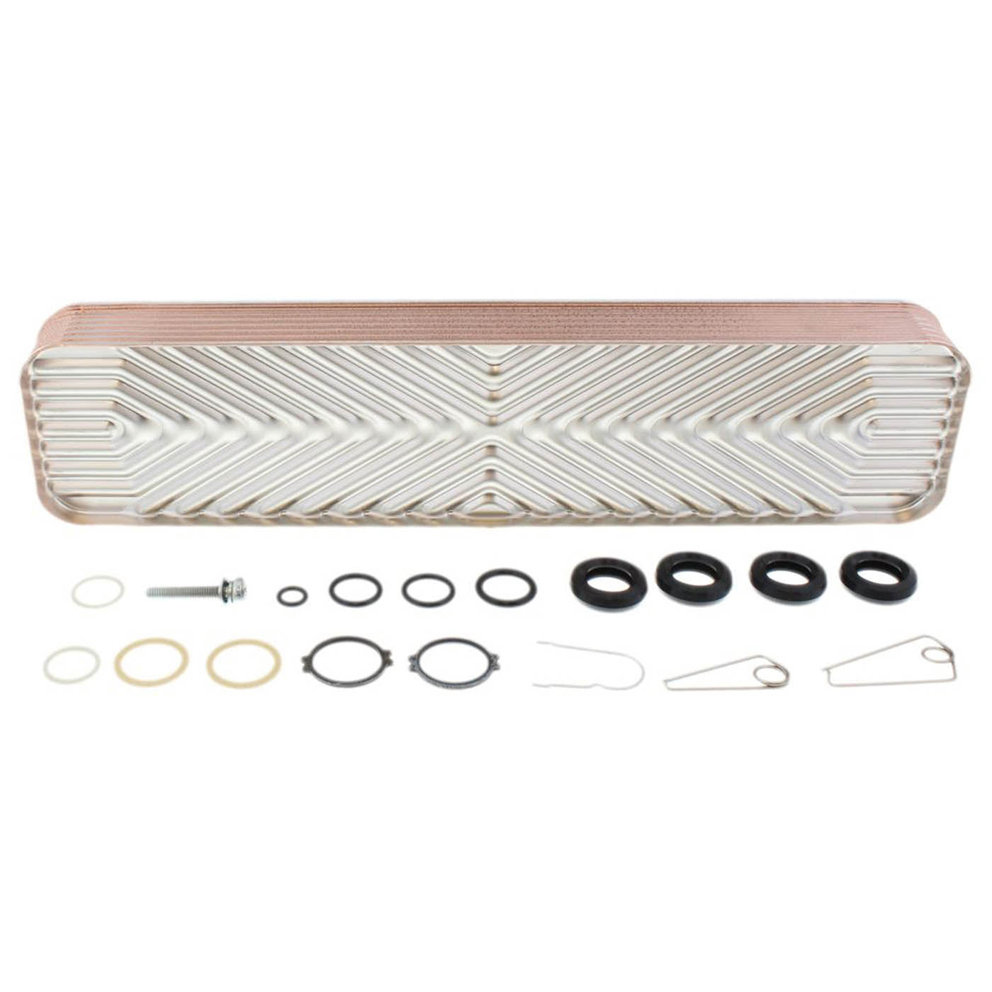 Worcester Bosch 14 Plate Heat Exchanger 87161066850 Domestic Boiler Spare Part - Image 1