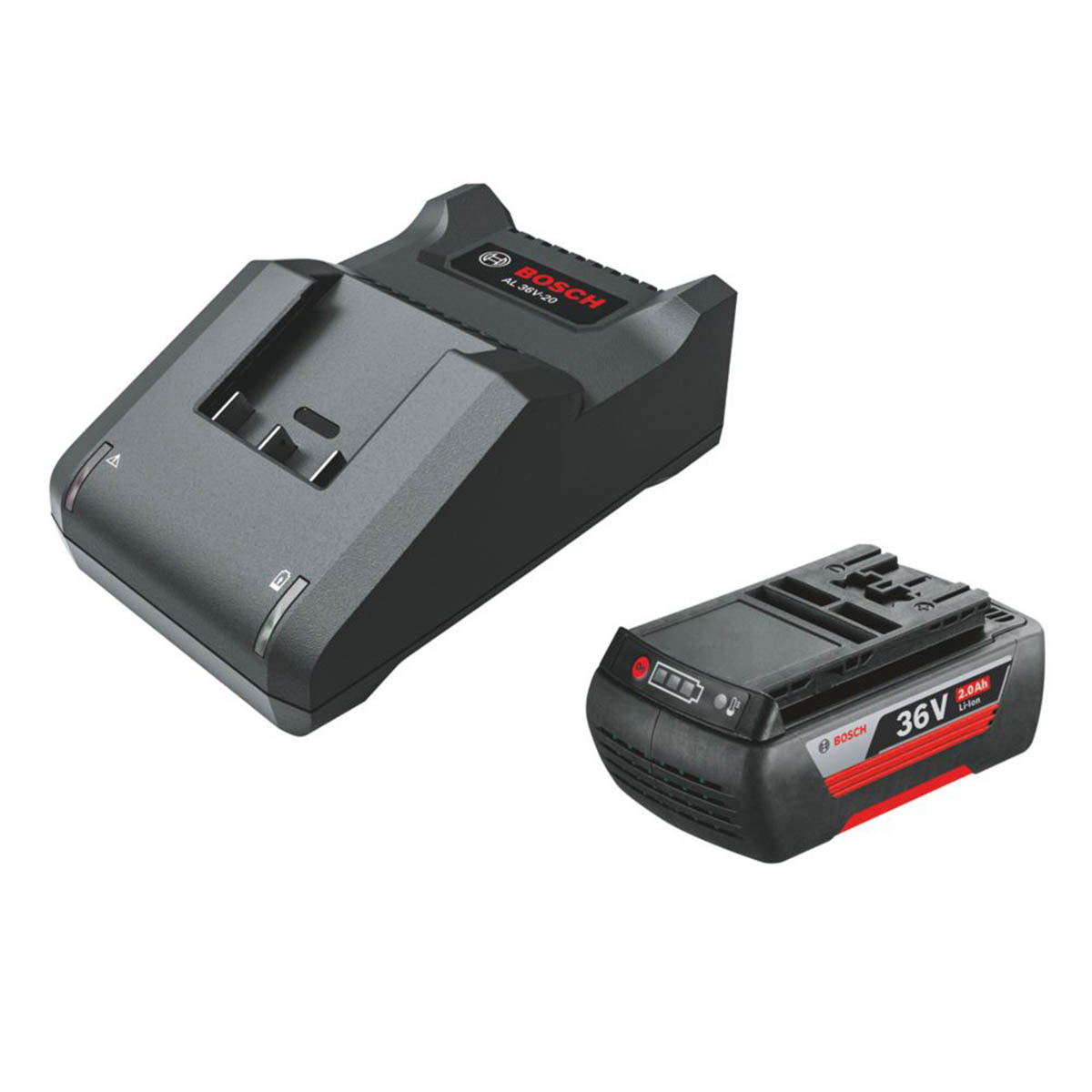 Bosch Battery And Charger Set 36V 2Ah Li-Ion Power for All For Garden Tools - Image 1